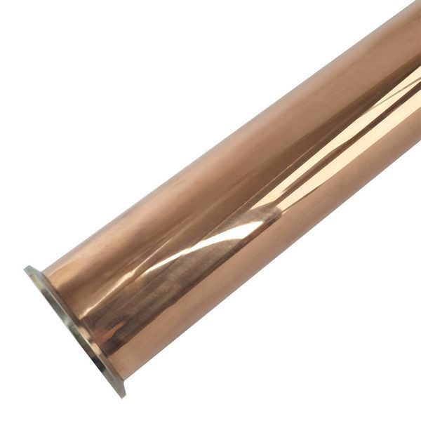 Медная царга 3" &Oslash;76 мм, L 1000 мм &Prime;Kors Professional cuprum&Prime; медь М1 05110-1 фото